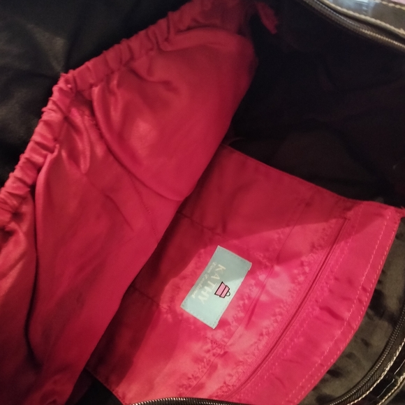 Kathy van Zeeland satchel purse.large .black. - Picture 7 of 7